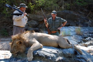 Craig Boddington and Lion