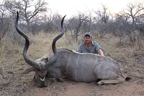 Gayne C Young With His 57 Inch Kudu